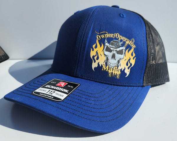 Royal/Black OOM Mystery Blue Trucker Hat